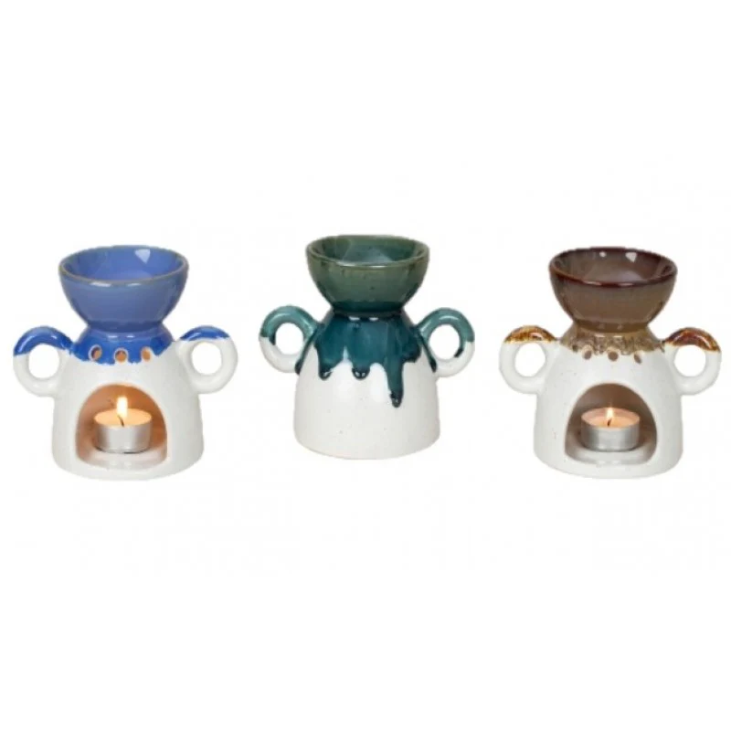 Double Handle Ceramic Oil Burner