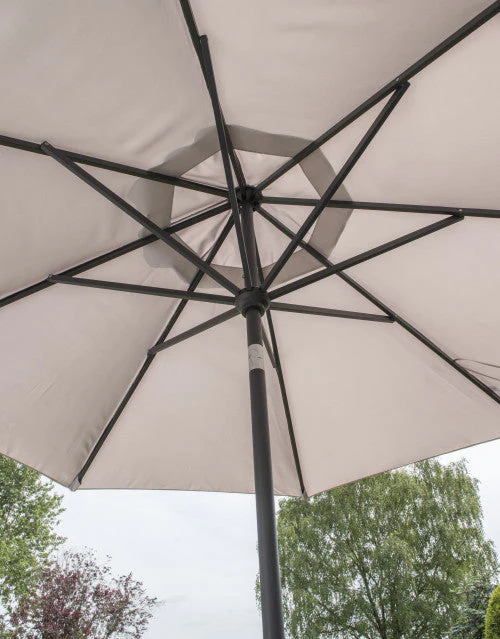 Elizabeth - 3m Mouse Grey Parasol - Image 4