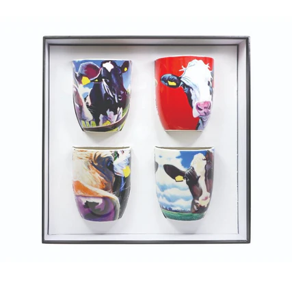 Eoin o'Connor Set/4 Mugs