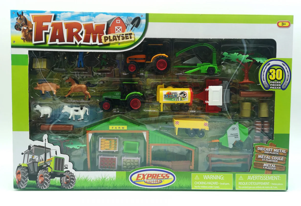 Express Wheels Farm Playset - 30 Piece