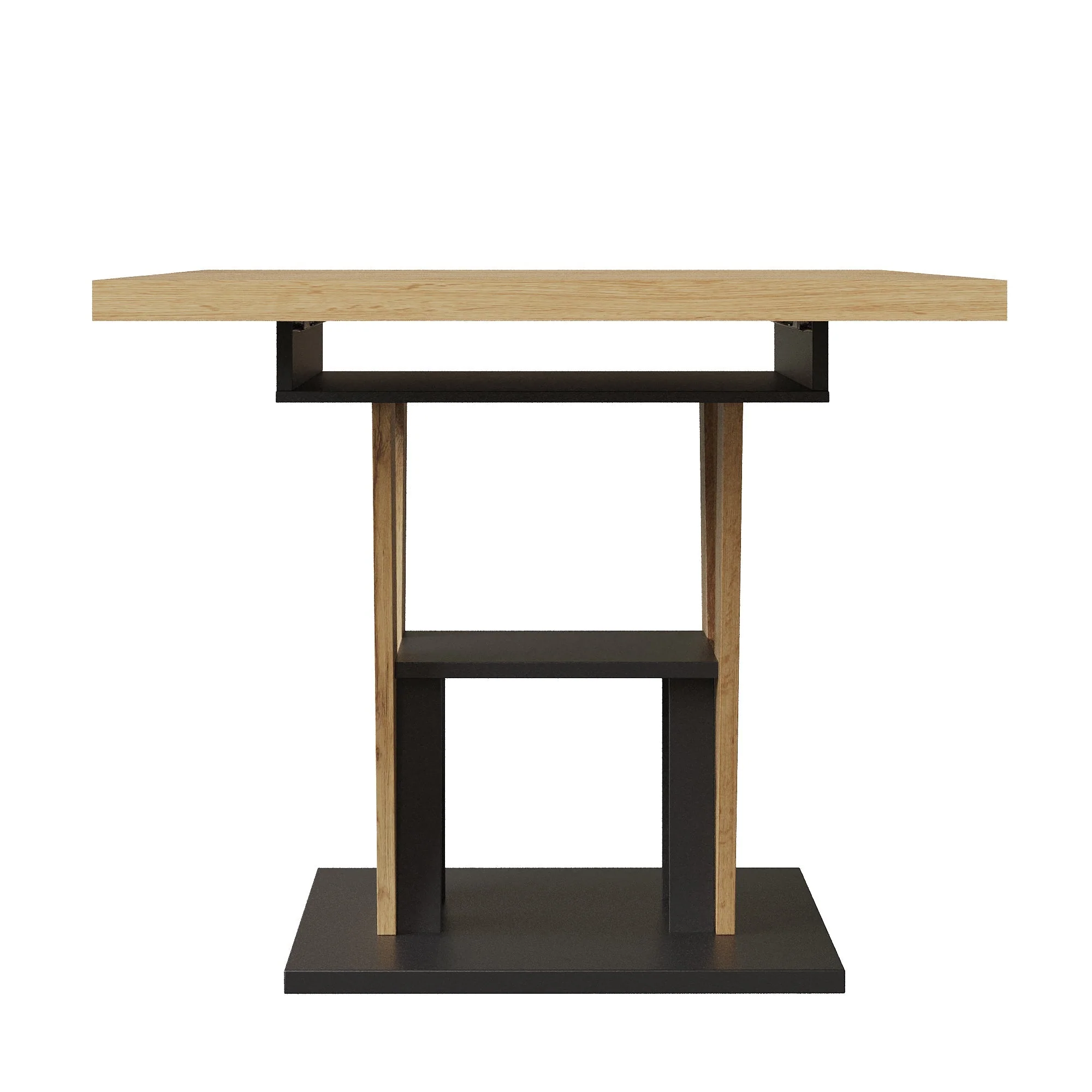 Extendable Dining Table 110(140)x80cm - Wood Grain - Image 9