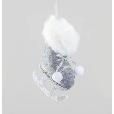 fabric Skate Decoration Silver