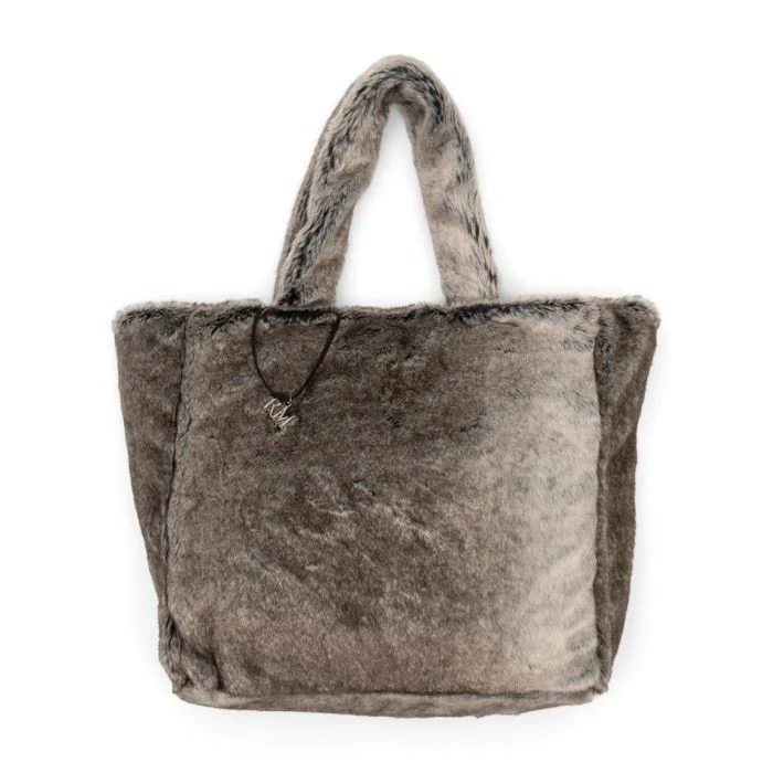 Fabulous Faux Fur Bag grey