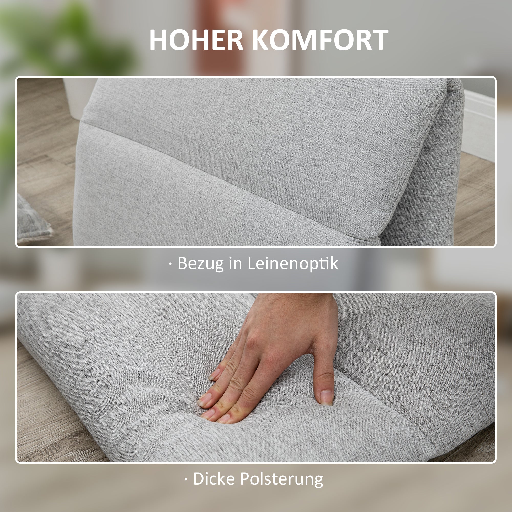 Floor Chair, Adjustable Foldable Sofa, Floor Cushion - Image 6