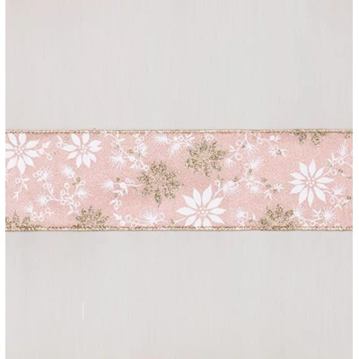 Floral Ribbon Rose Gold
