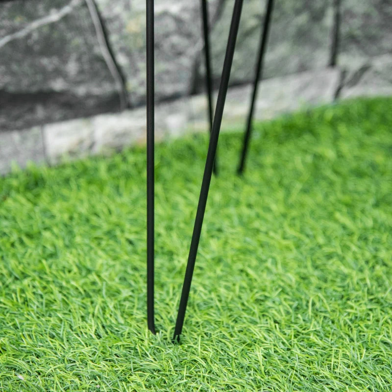 Flower Stand Set, 3-Piece Plant Stands for Pots, Black Metal - Image 5