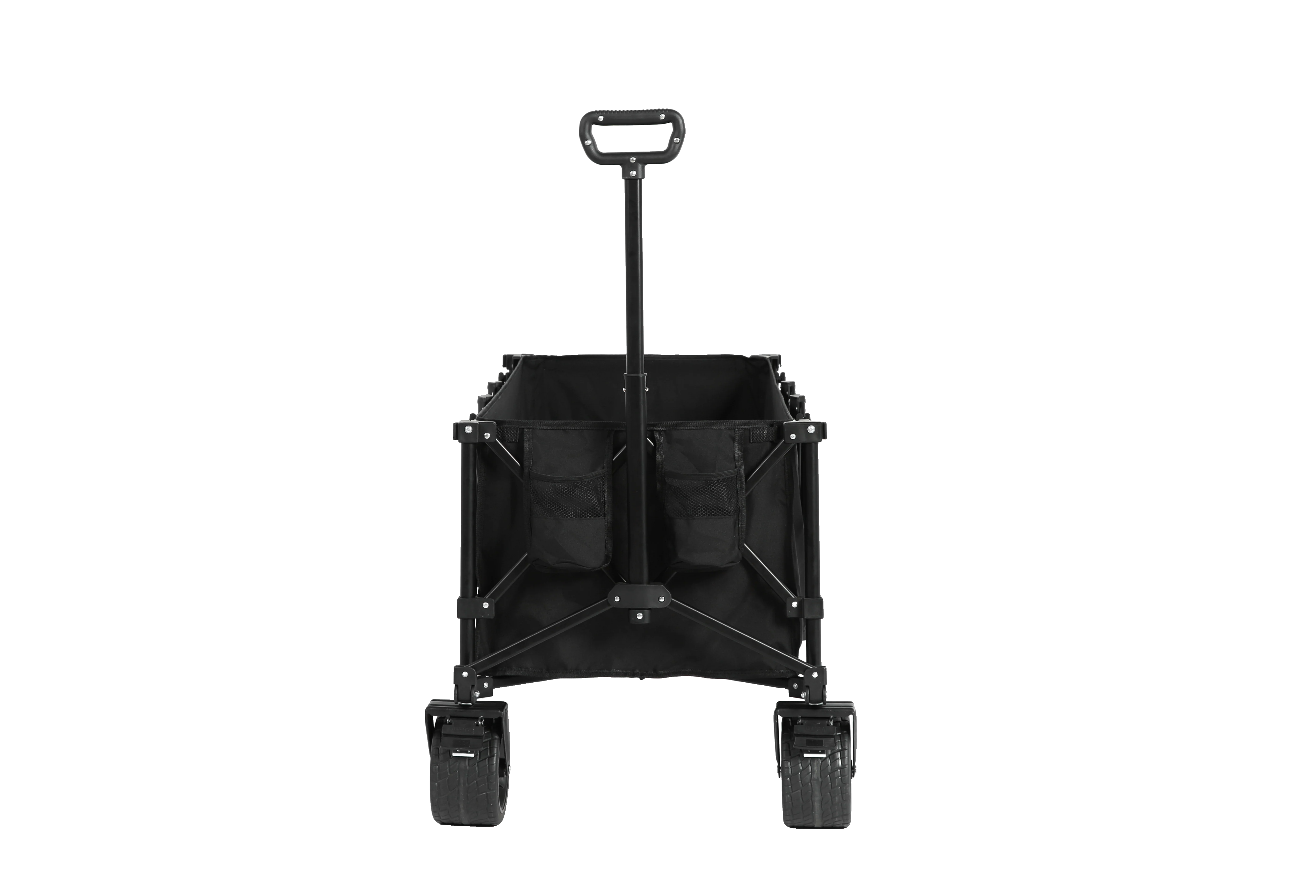 Foldable Extended Wagon, 220lbs Capacity, 300L, All-Terrain Wheels, Black - Image 8
