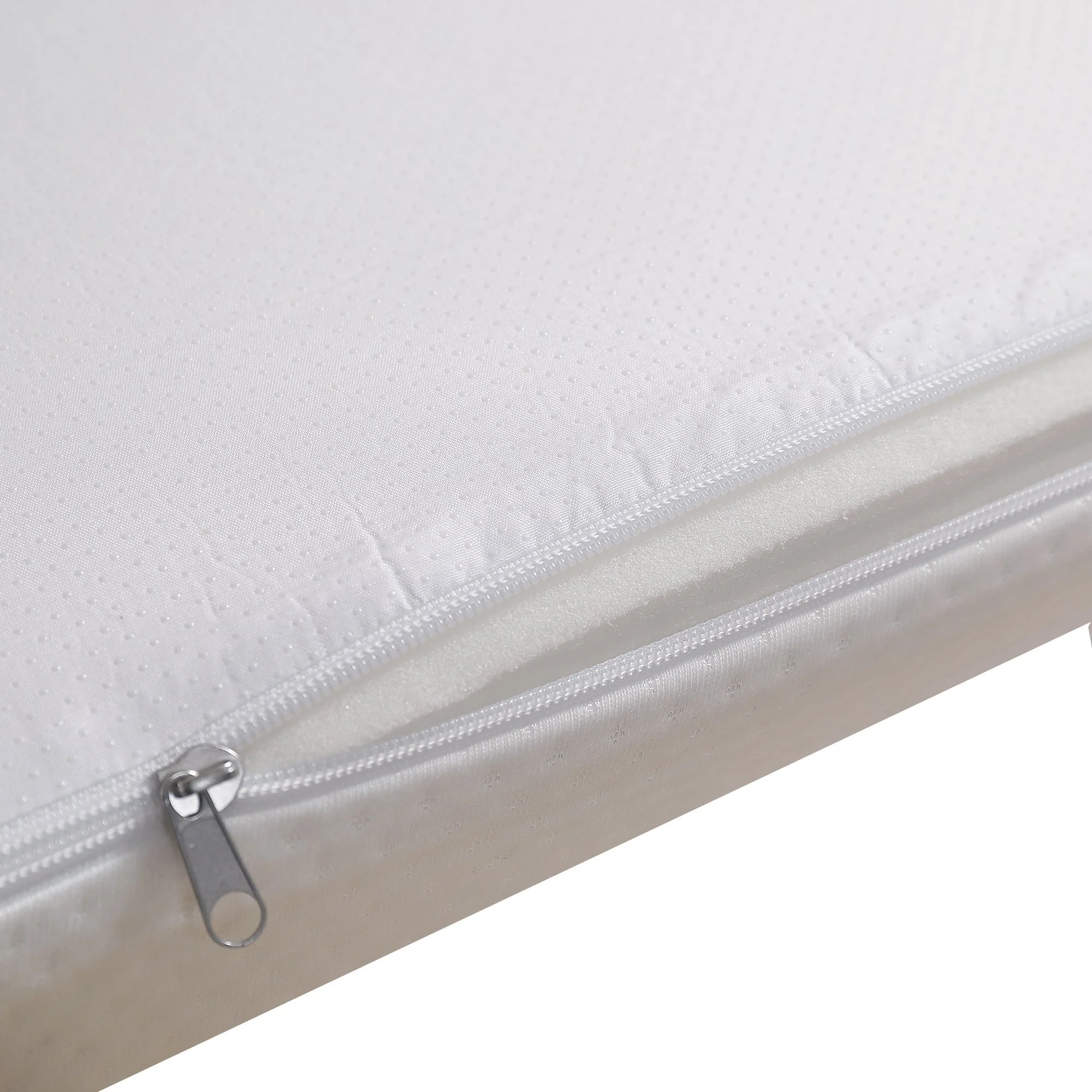 Foldable mattress, ergonomic breathable durable, white - Image 11
