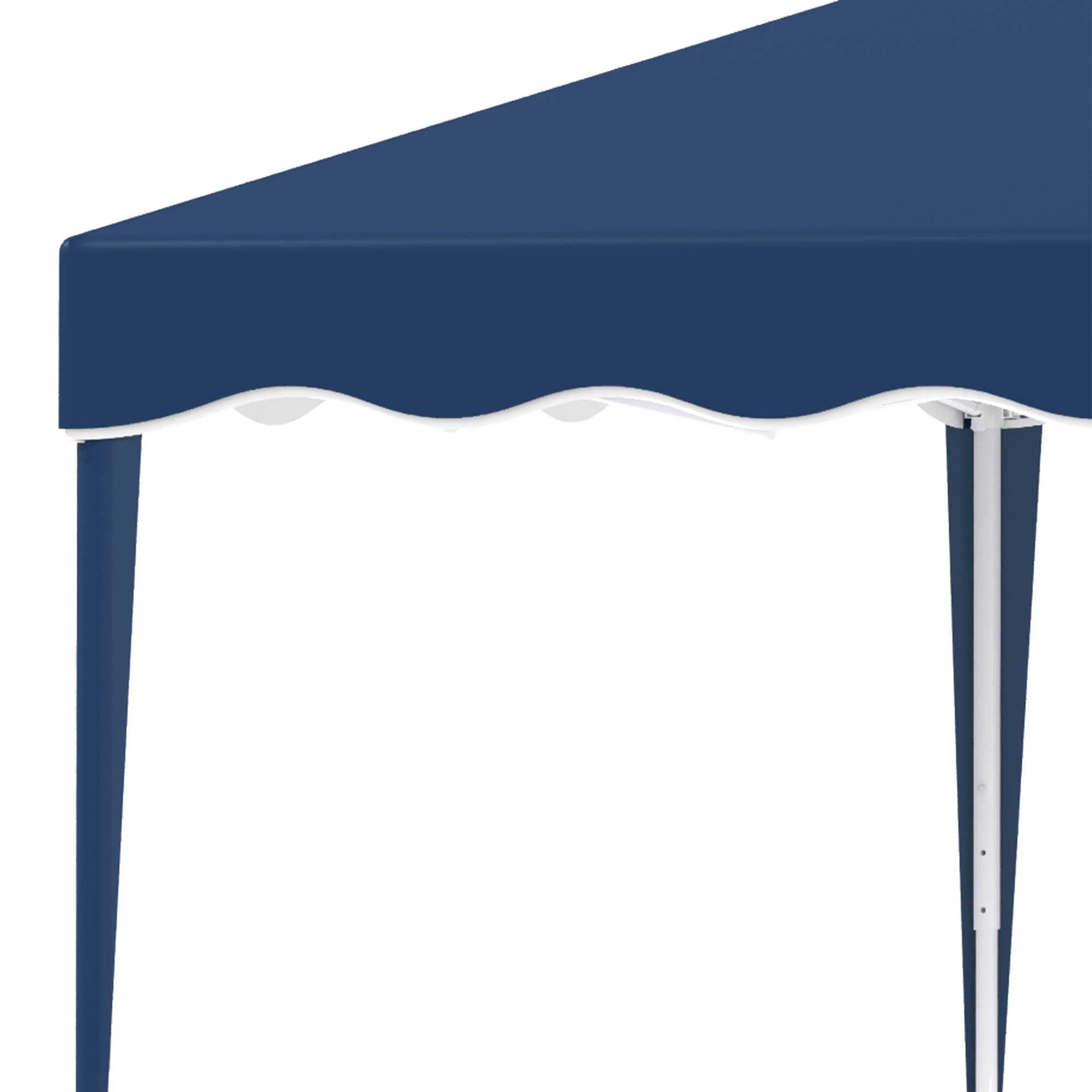 Folding Gazebo 3x3m, Height Adjustable with Carry Bag, Steel and Oxford Blue - Image 7