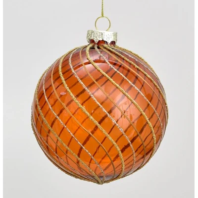 Glass Bead Pattern Ball Copper
