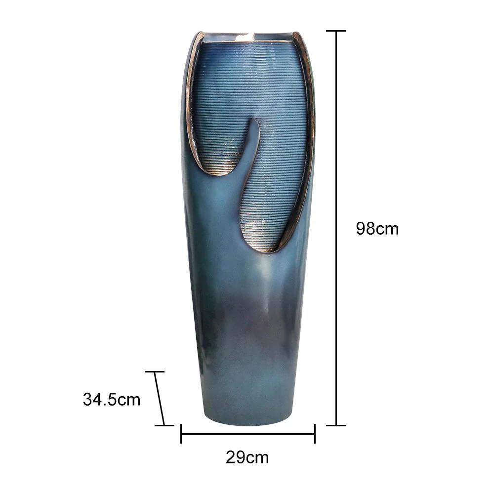 Glass Water Fountain, 98 cm high, for Indoor and Outdoor Decoration - Image 4