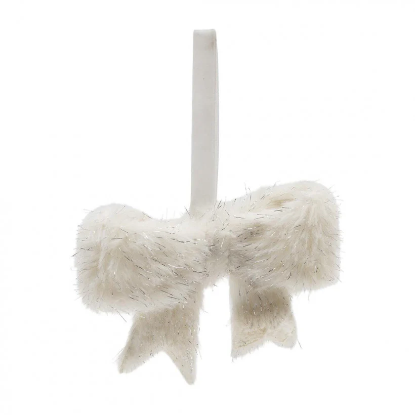 Glittering Bow Ornament