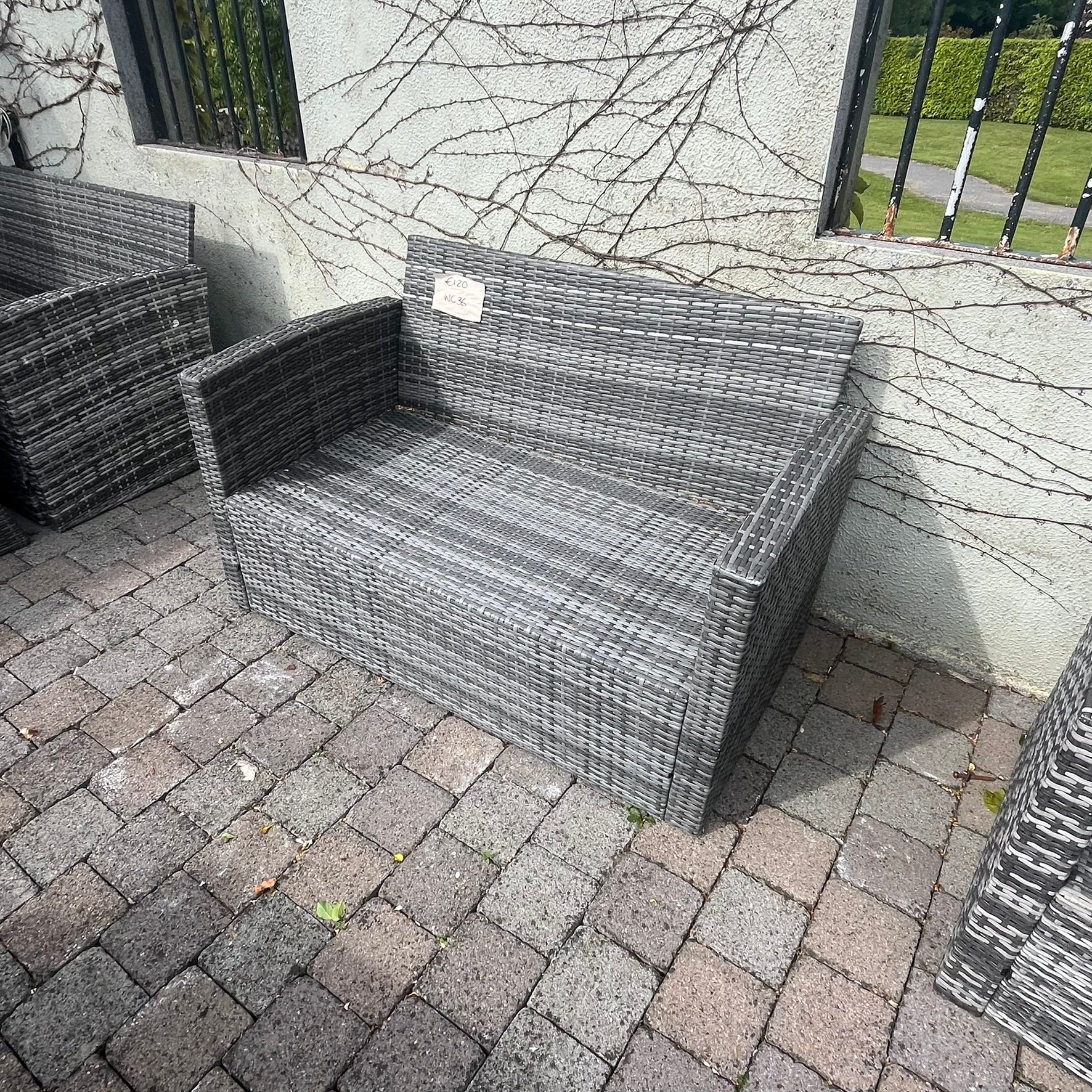 Grey 2 Seater Sofa - Clearance - Image 4