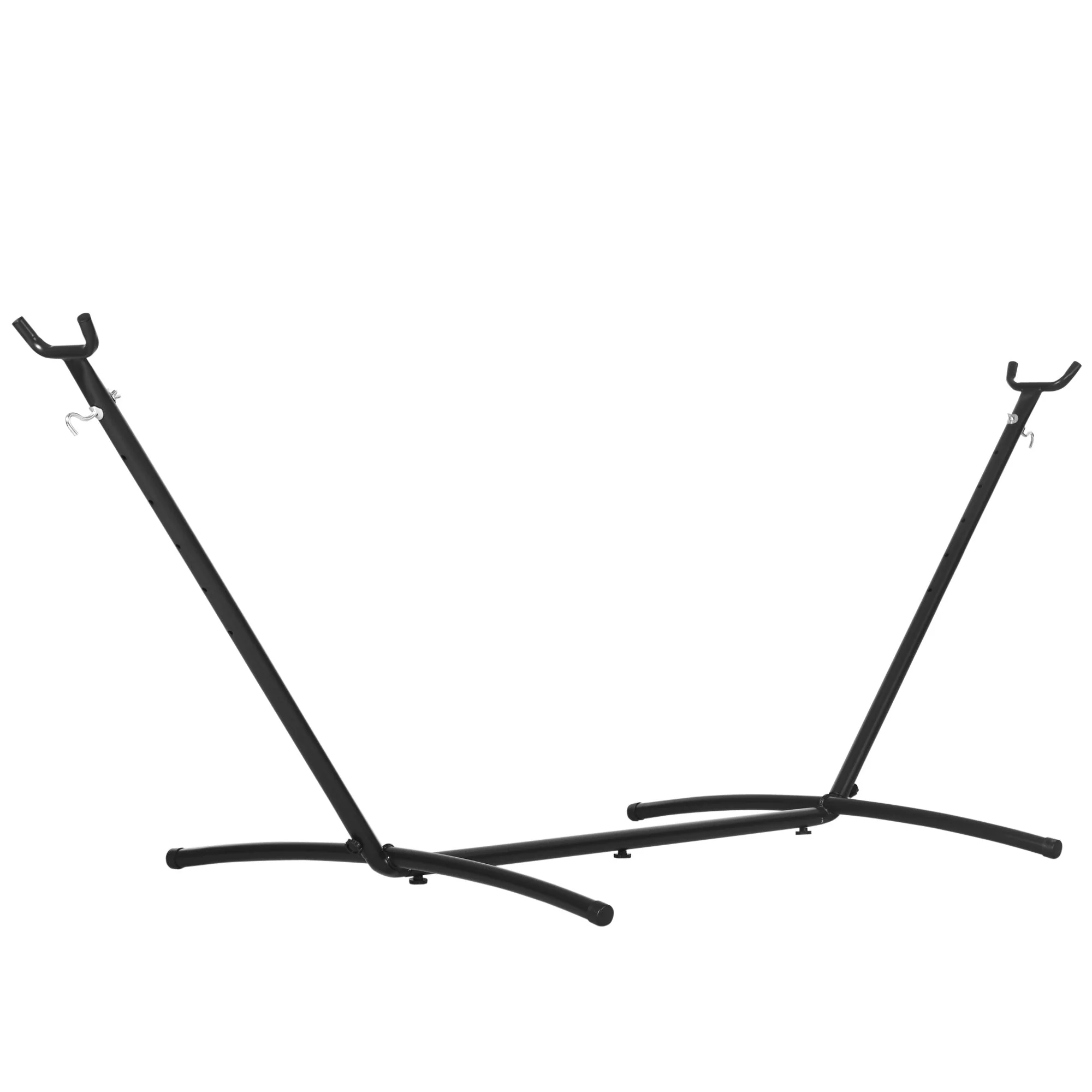 Hammock Stand Metal, with Hooks, 280 x 120 x 110 cm, 120 kg Capacity - Image 2