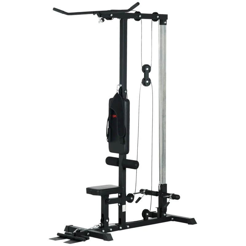 Home Gym Rowing Machine, Home Fitness Equipment, Steel, Synthetic Leather, Black - Image 2