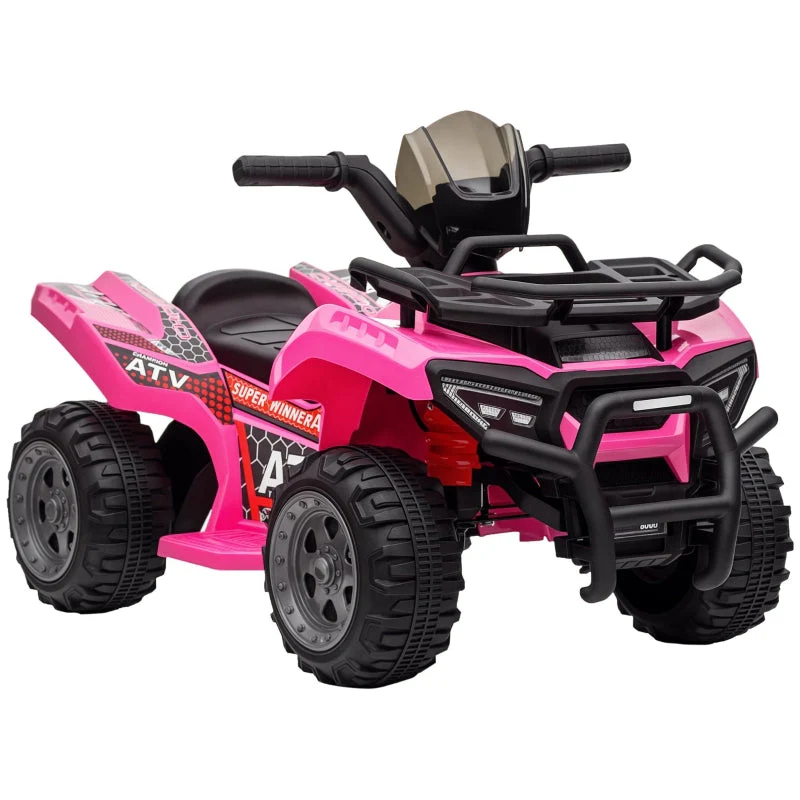 Kids Quad Electric 6V, Forward Function, Music, Pink - Image 2