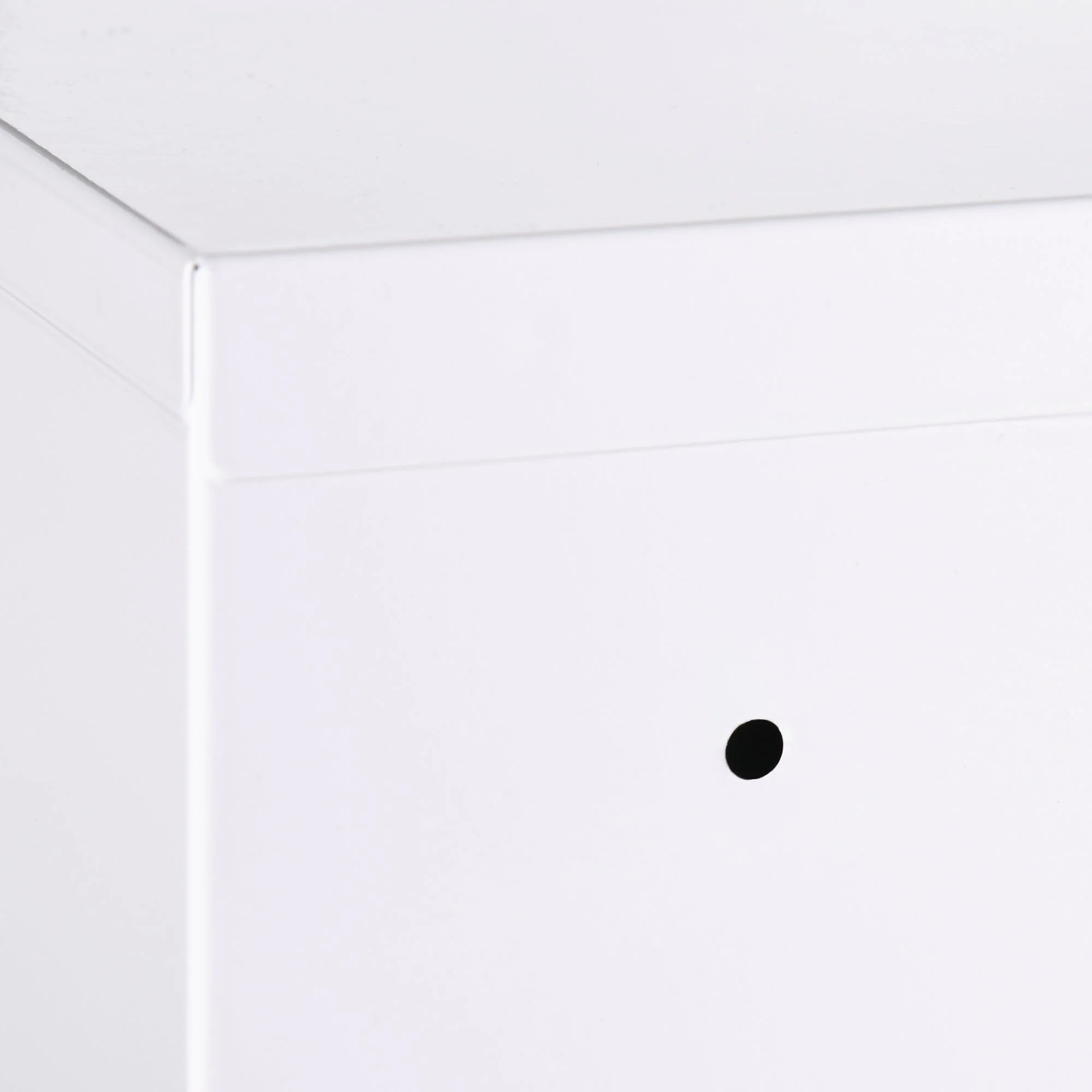 Kleankin Medicine Cabinet, Lockable 3 Compartments Child-Proof, Cold-Rolled Steel White - Image 8