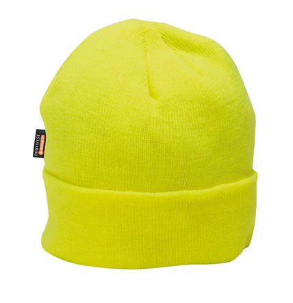 Knit Insulated Cap Yellow
