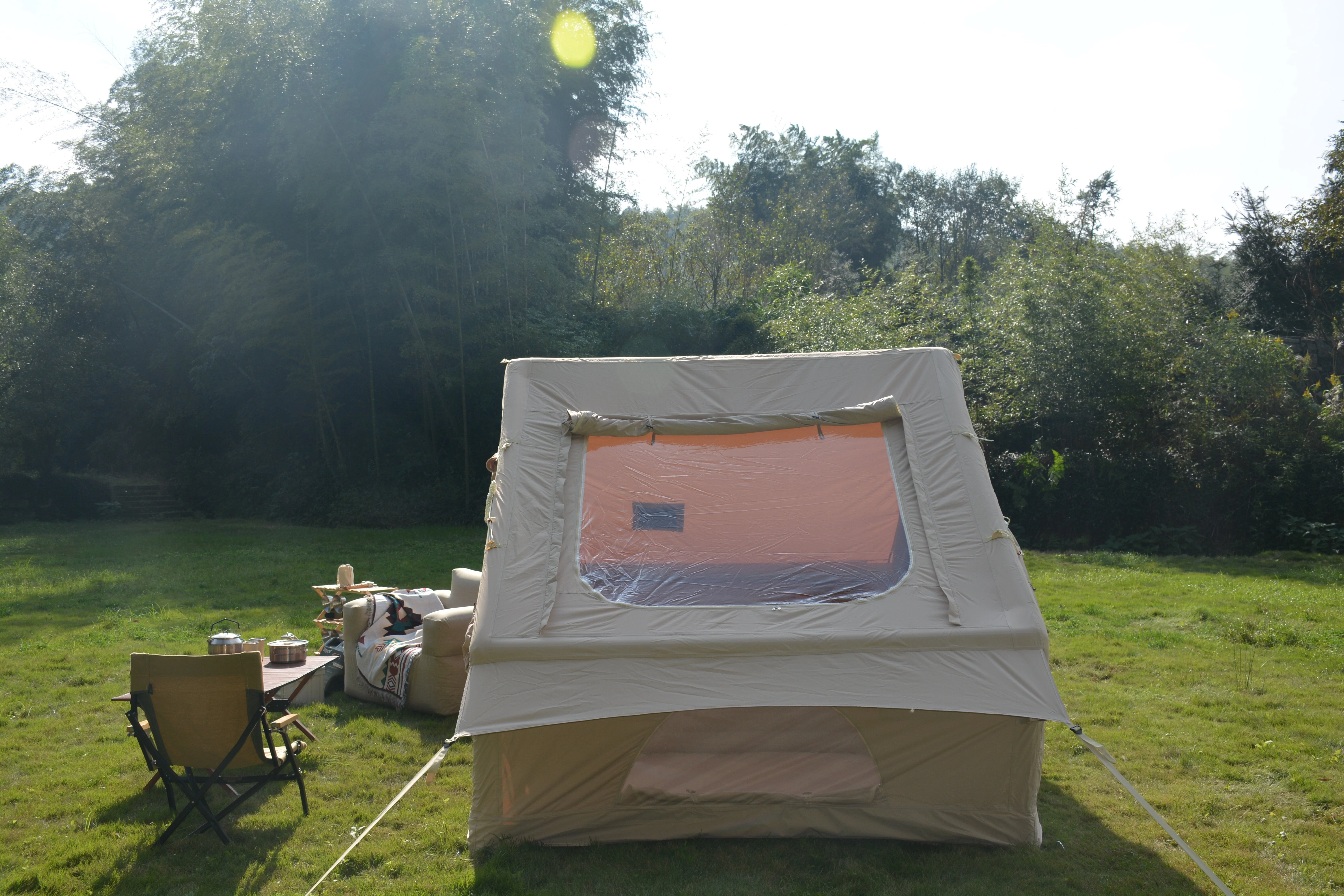 Large Blow Up Air Tents House, inflatable, durable, outdoor, with pump - Image 6