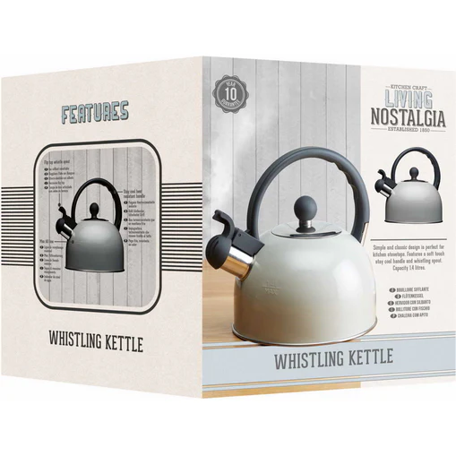 LN Whistling Kettle - Grey 1.3L
