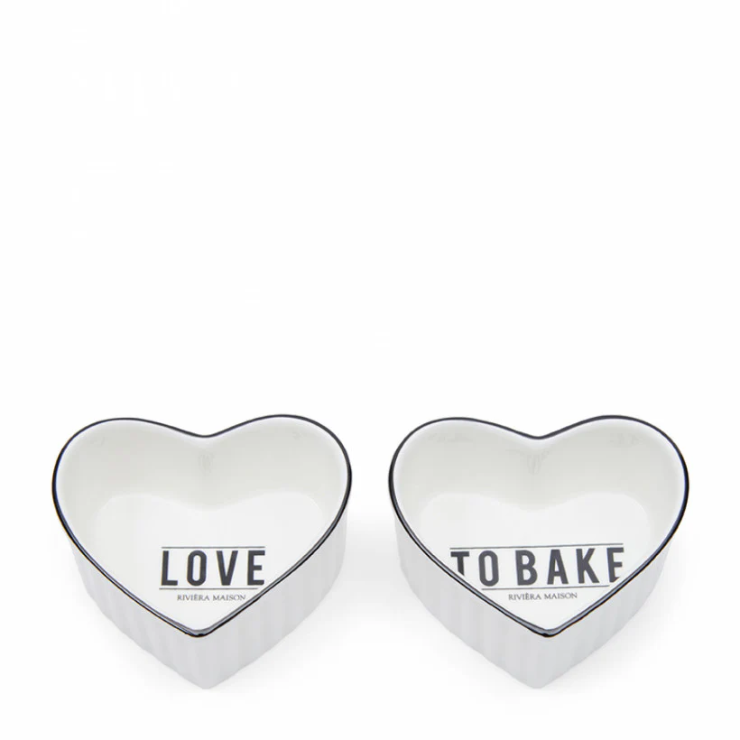 Love To Bake Bowl 2 pcs