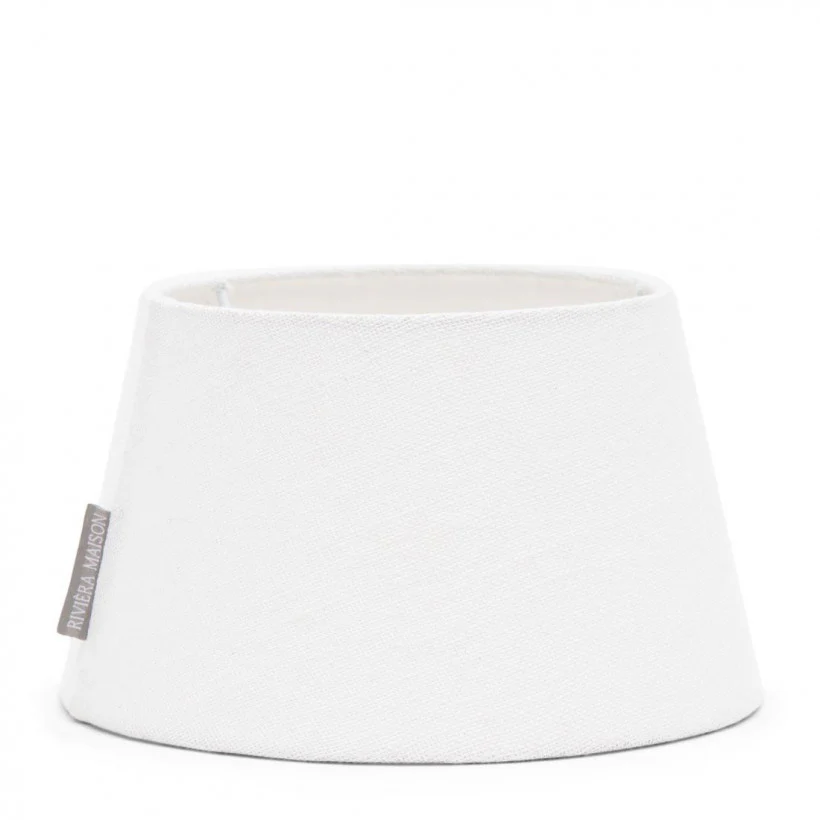 Loveable Linen Lampshade - White 15x20