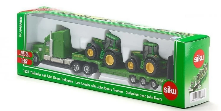 Low Loader w/2 John Deere Tractors