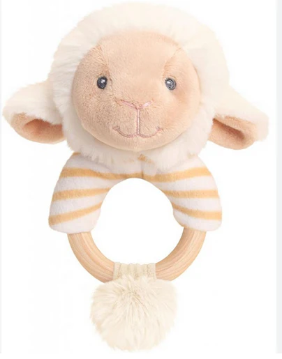 Lullaby Lamb Ring Rattle