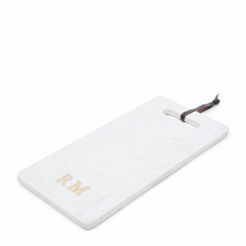 Magic Marble Serving Plate white
