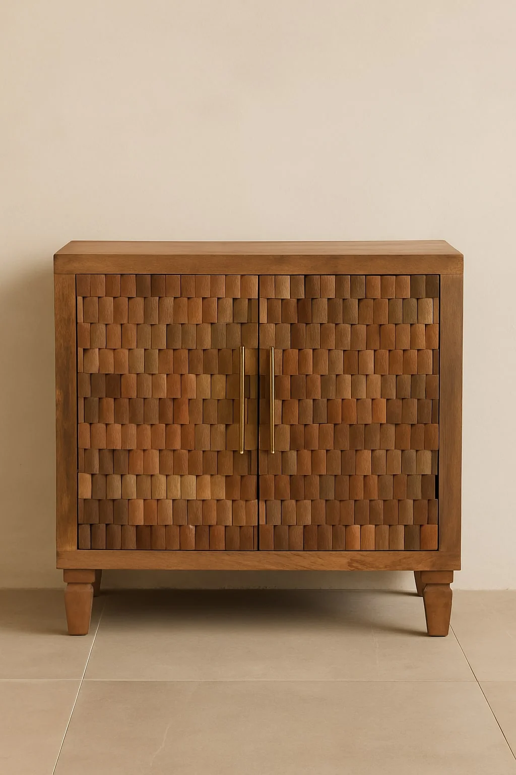 Marbella Cabinet, Sustainably Sourced Solid Mango Wood - Image 4