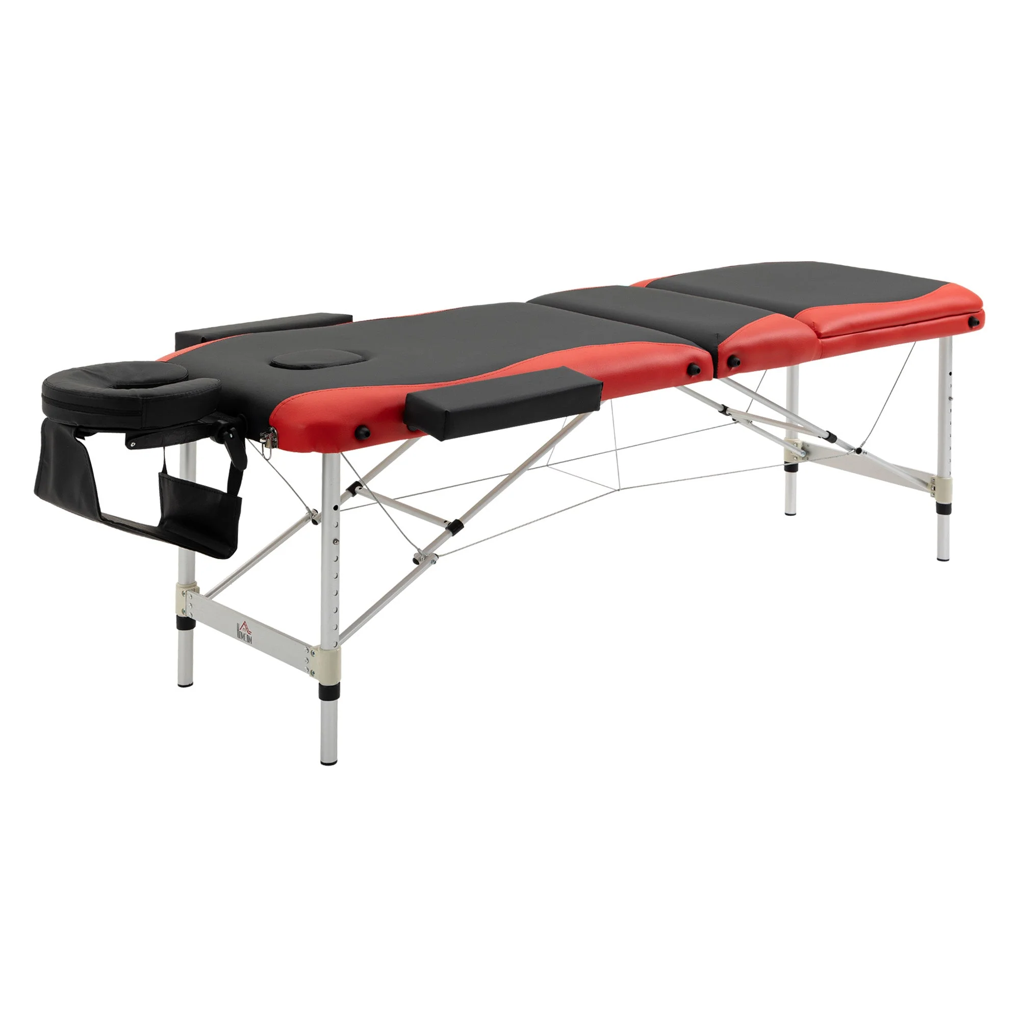 Massage Table Foldable Height-Adjustable 215x60cm Aluminum & Foam - Image 2