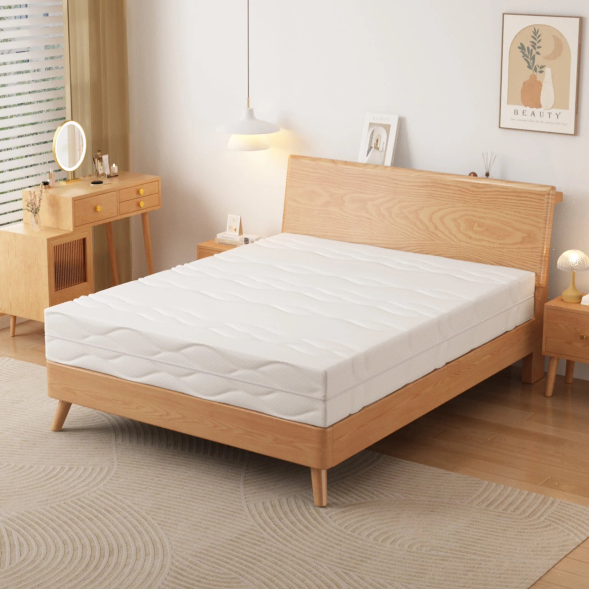 Mattress 90x200cm Pocket Spring H3 7-Zone Ergonomic 20cm Height Oeko-Tex Certified - Image 7