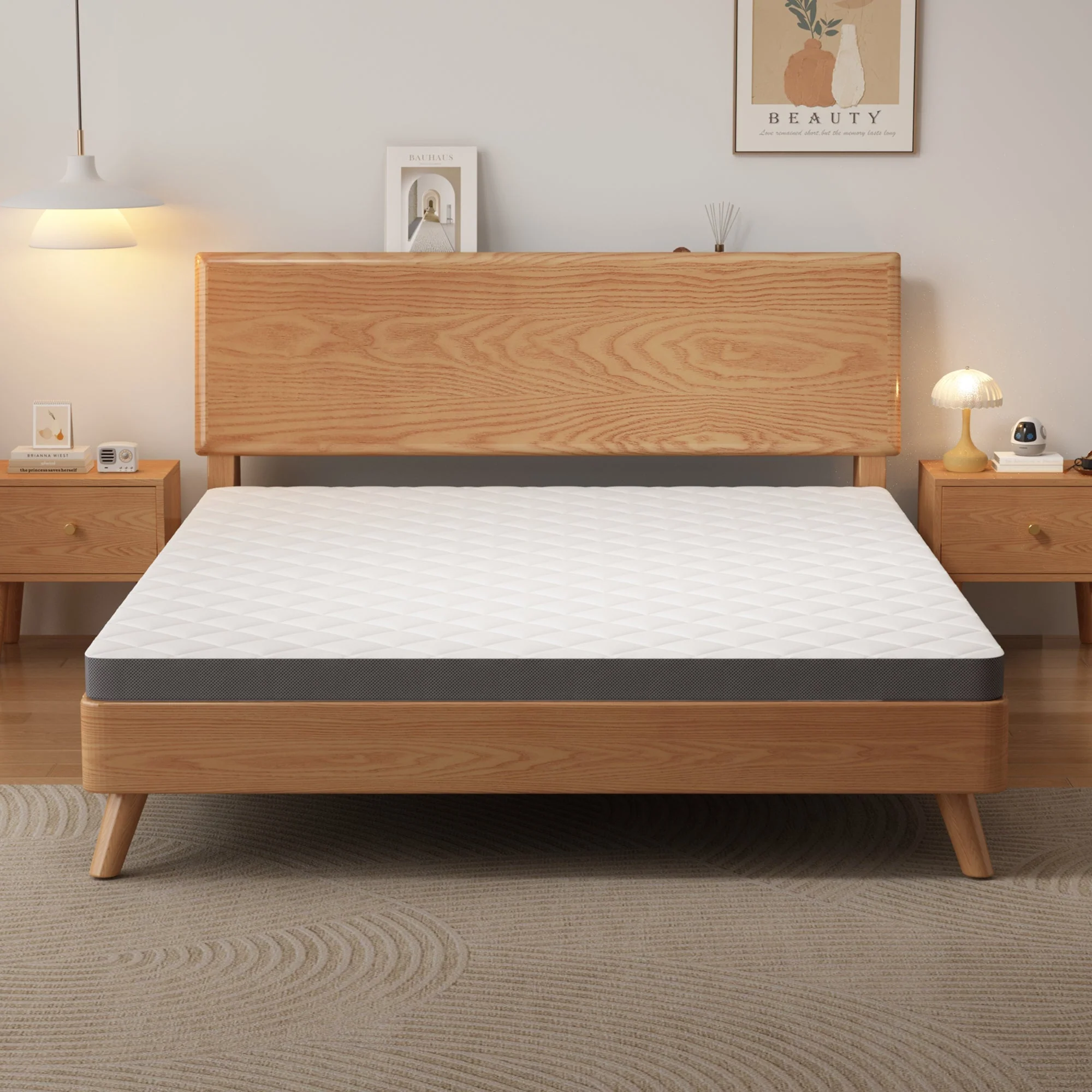 Mattress H3, Comfortable 7cm Medium Strength Seven Zone Embossed Foam - Image 7