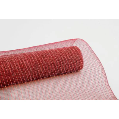 Mesh Ribbon Burgundy