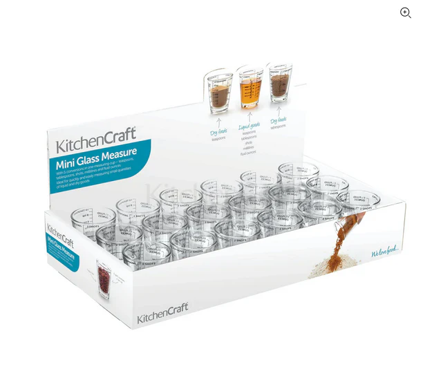 Mini Measures 50ml Glass