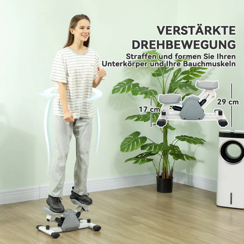 Mini Stepper with LCD Display, Non-Slip Pedals, 100 kg, Gray - Image 4