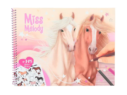 Miss Melody Horse Colouring