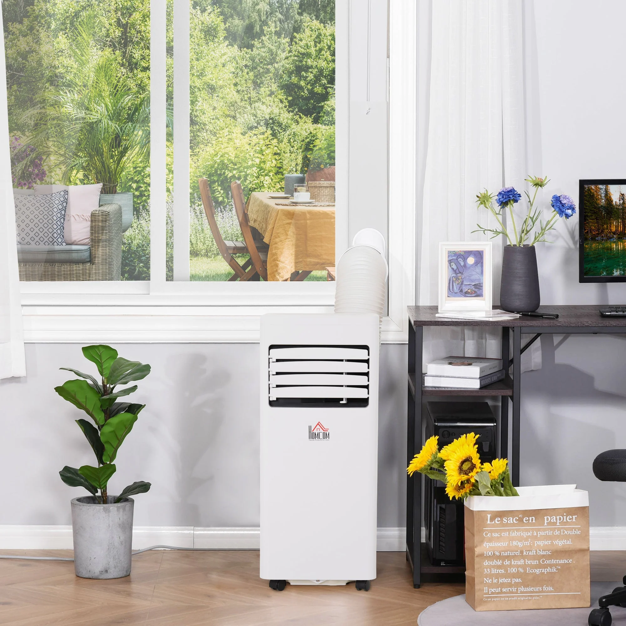 Mobile Air Conditioner 21 kW 3-in-1 Unit 24h Timer 2 Speed Settings - Image 2