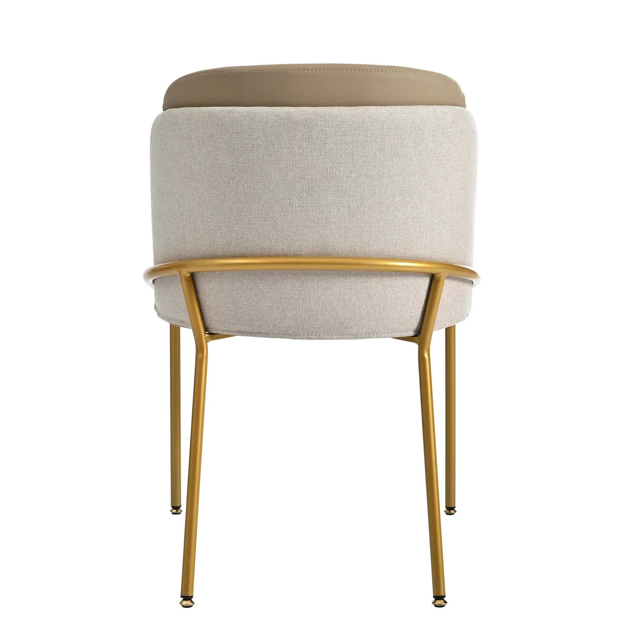 Modern Chairs, 2 Piece Angled Legs Adjustable Feet, Beige/Khaki - Image 8