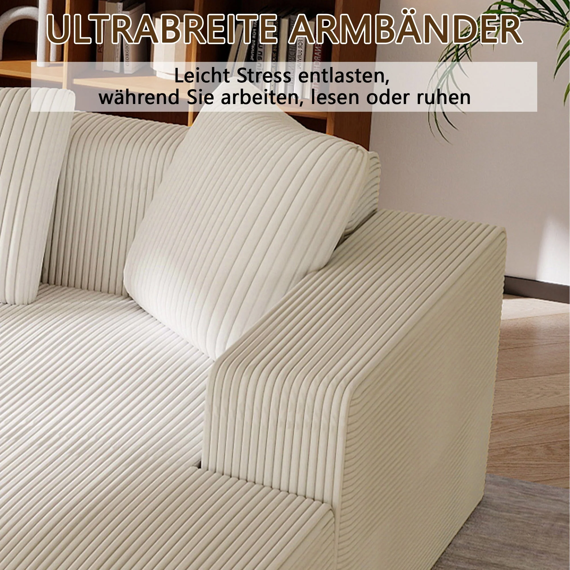 Modular Sofa Cloud Combination L-Shaped Chaise Deep Seats - Upholstered - Image 2