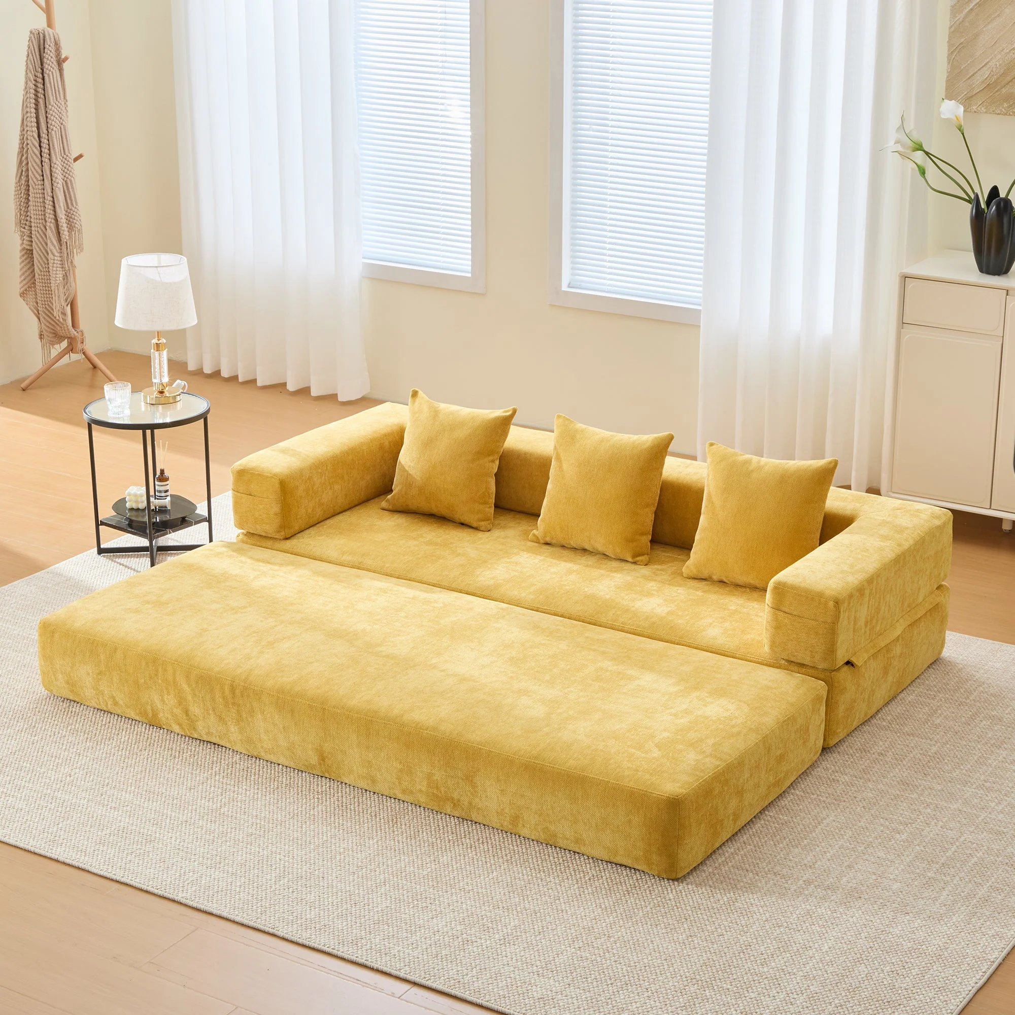 Modular Sofa, Super Soft Combinable Storage, Chenille Fabric - Image 5
