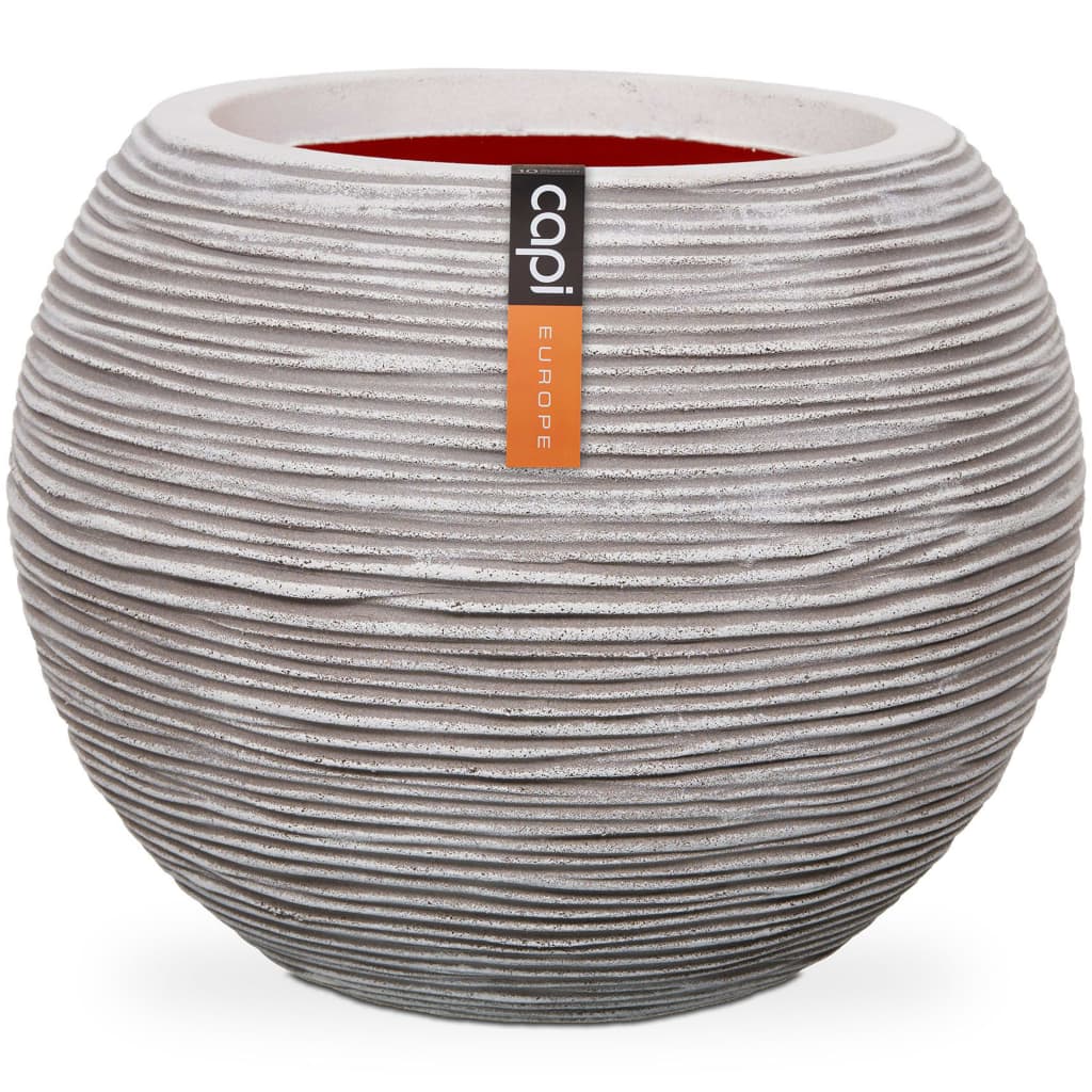 Nature Rib Ball Planter NL (Ivory) - 40cm Dia