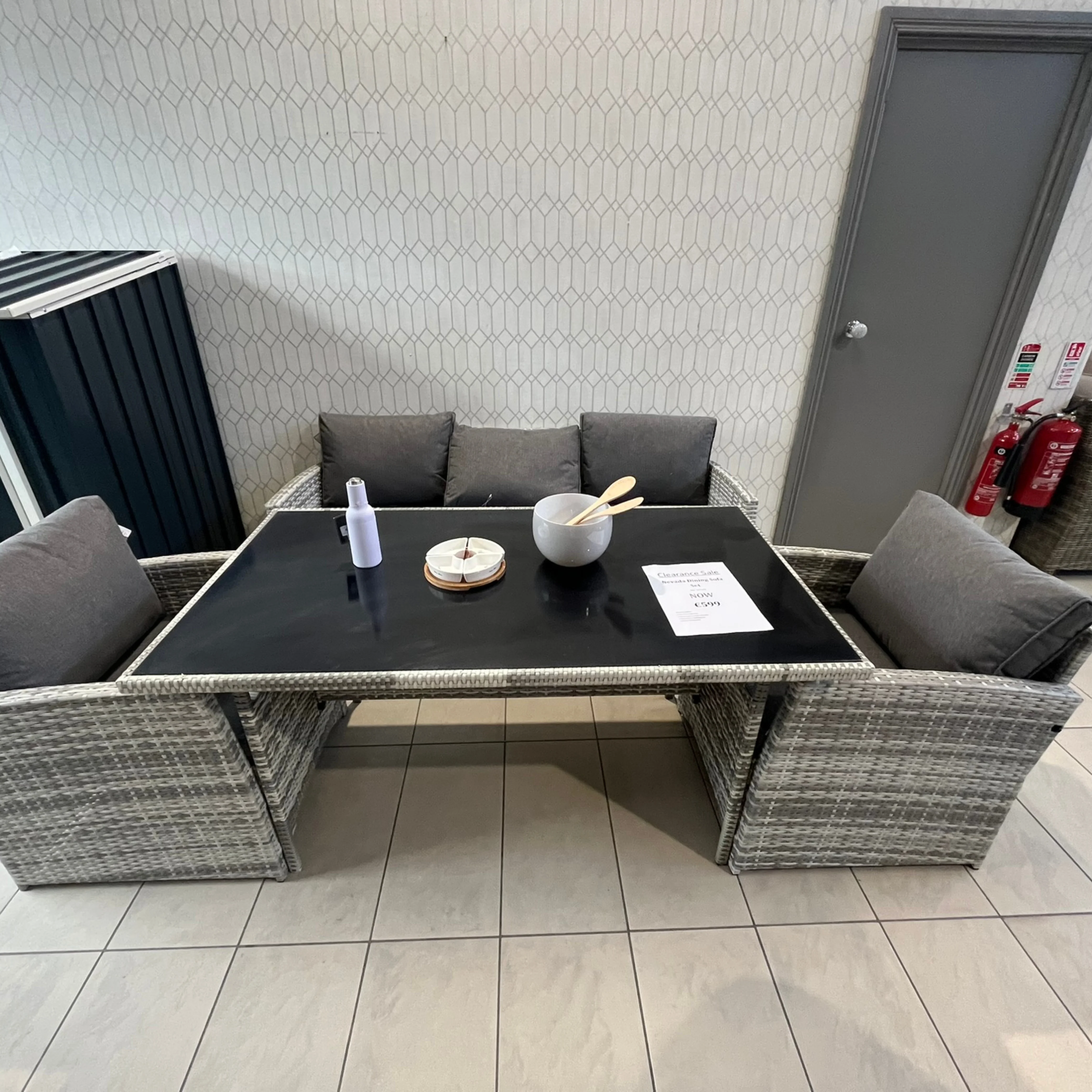 Nevada Dining Sofa Set - Clearance - Image 3