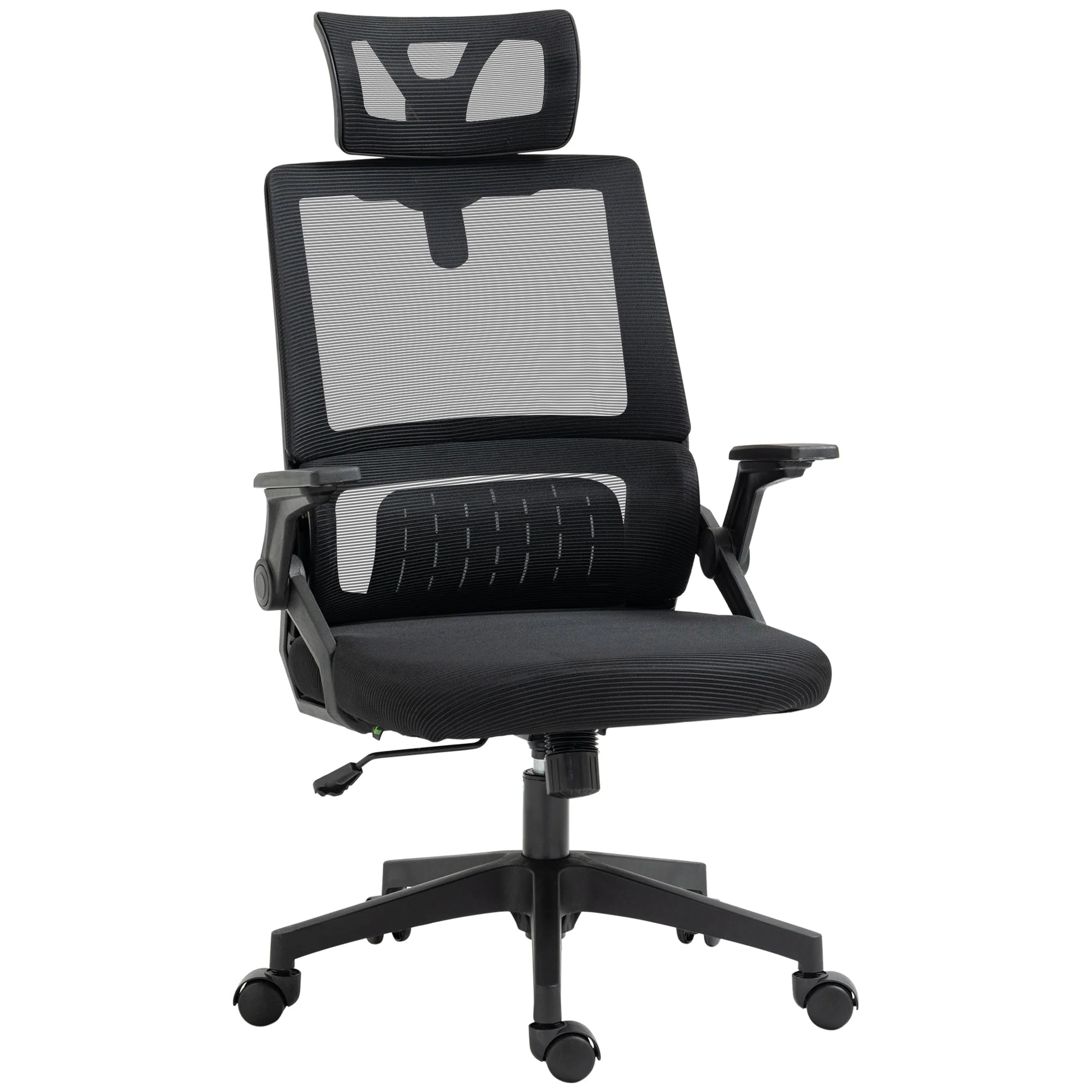 Office Chair Ergonomically Adjustable, Headrest, Armrests, Swivel, Rocking Function - Image 2