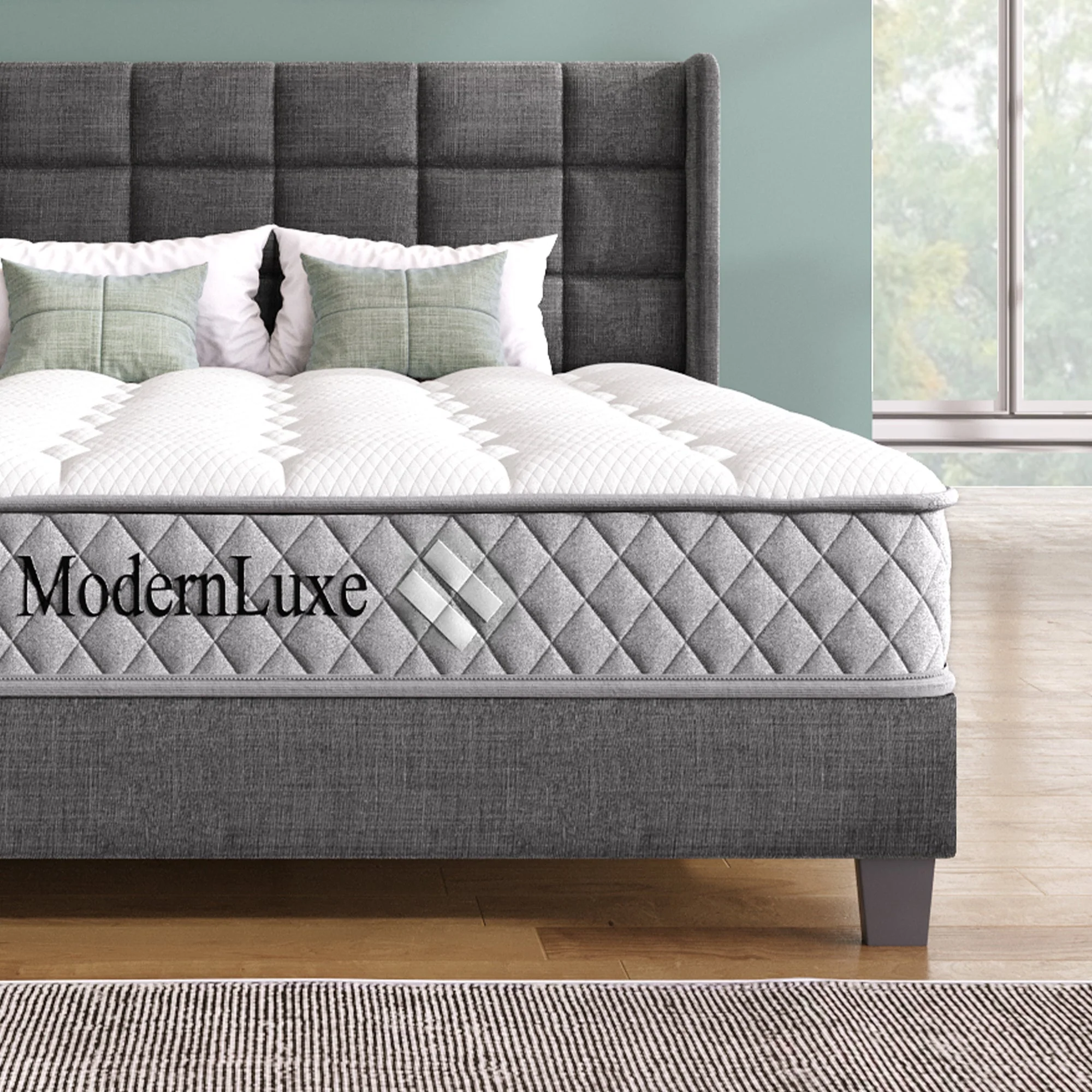 Orthopedic cold foam mattress 120x200 cm 7-zone pocket spring core H3 medium firm OEKO-TEX certified 20 cm height 4 handles vacuum packed - Image 7