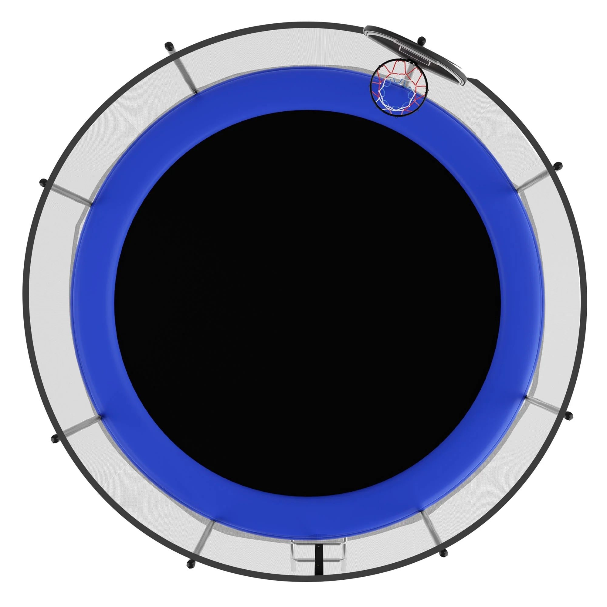 Outdoor Trampoline 305 cm with Reinforced Leg Crossbars and One-Piece Construction, Durable Steel - Image 7