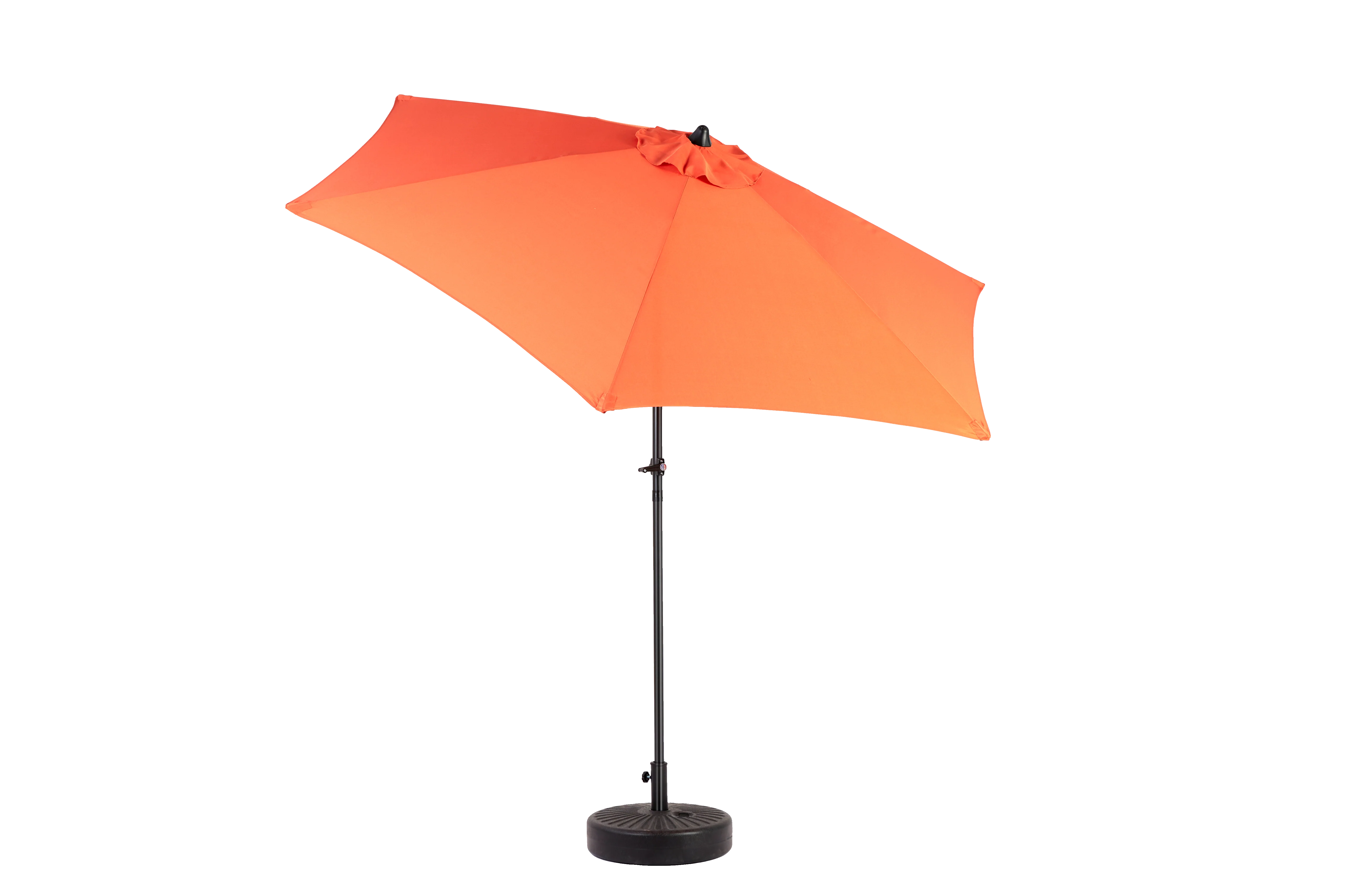 Outdoor Umbrella 9 Ft Double Sided Rectangular with Crank, Orange - Image 4