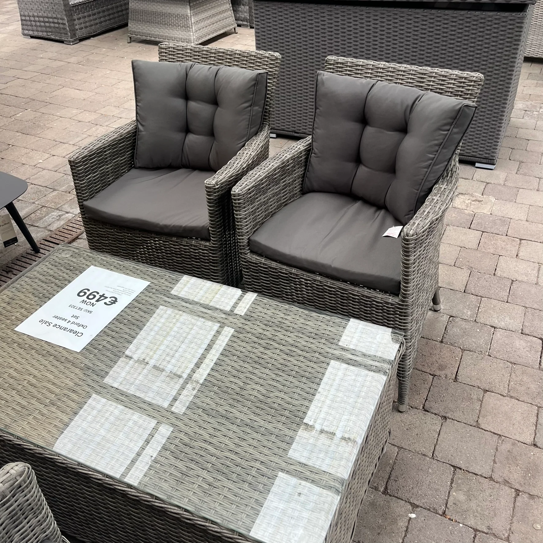 Oxford 4 Seater Coffee Set - Image 4