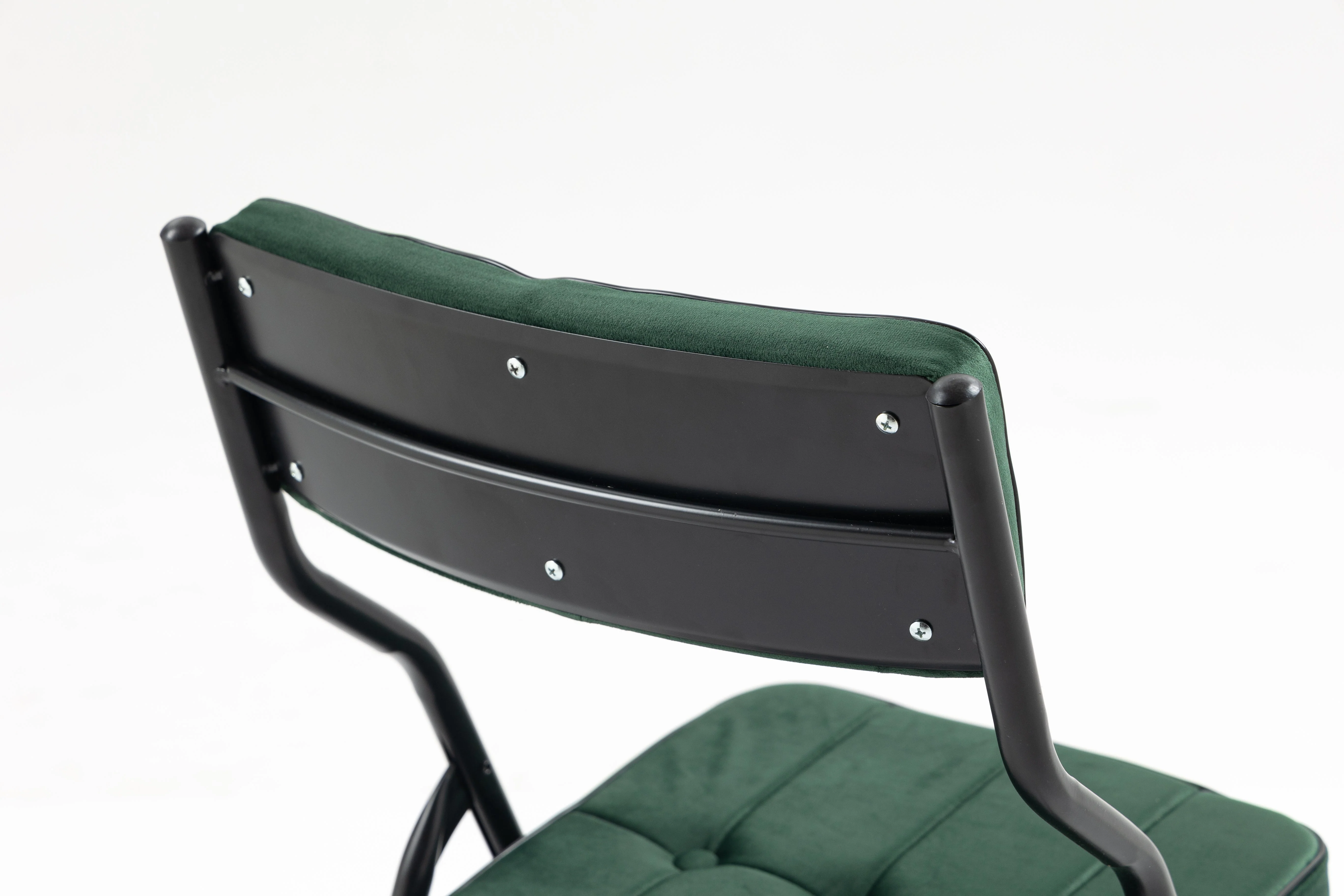 Padded Folding Chairs, 2 Pack with Cushion and Upholstered Seat, Green - Image 9