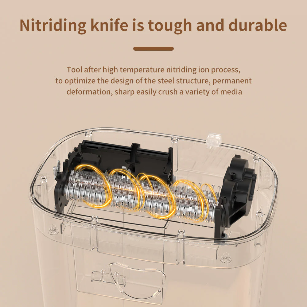 Paper Shredder, 12-Sheet Cross Cut 6.4 Gallon Ultra Quiet, Heavy Duty - Image 5